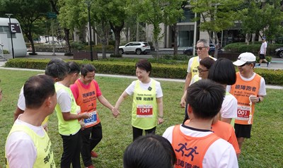 盧市長曾參與拍攝「2025年全國視障公益路跑」宣傳影片，為視障朋友發聲