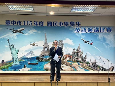 開幕式：承辦學校光復國中小洪瑞濱校長致詞