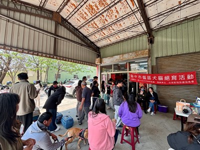 [首圖]臺中市115年偏區犬貓3合1首場活動於梧棲登場