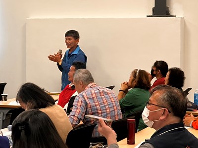 台中市外埔客家文化協會理事長賴萬財