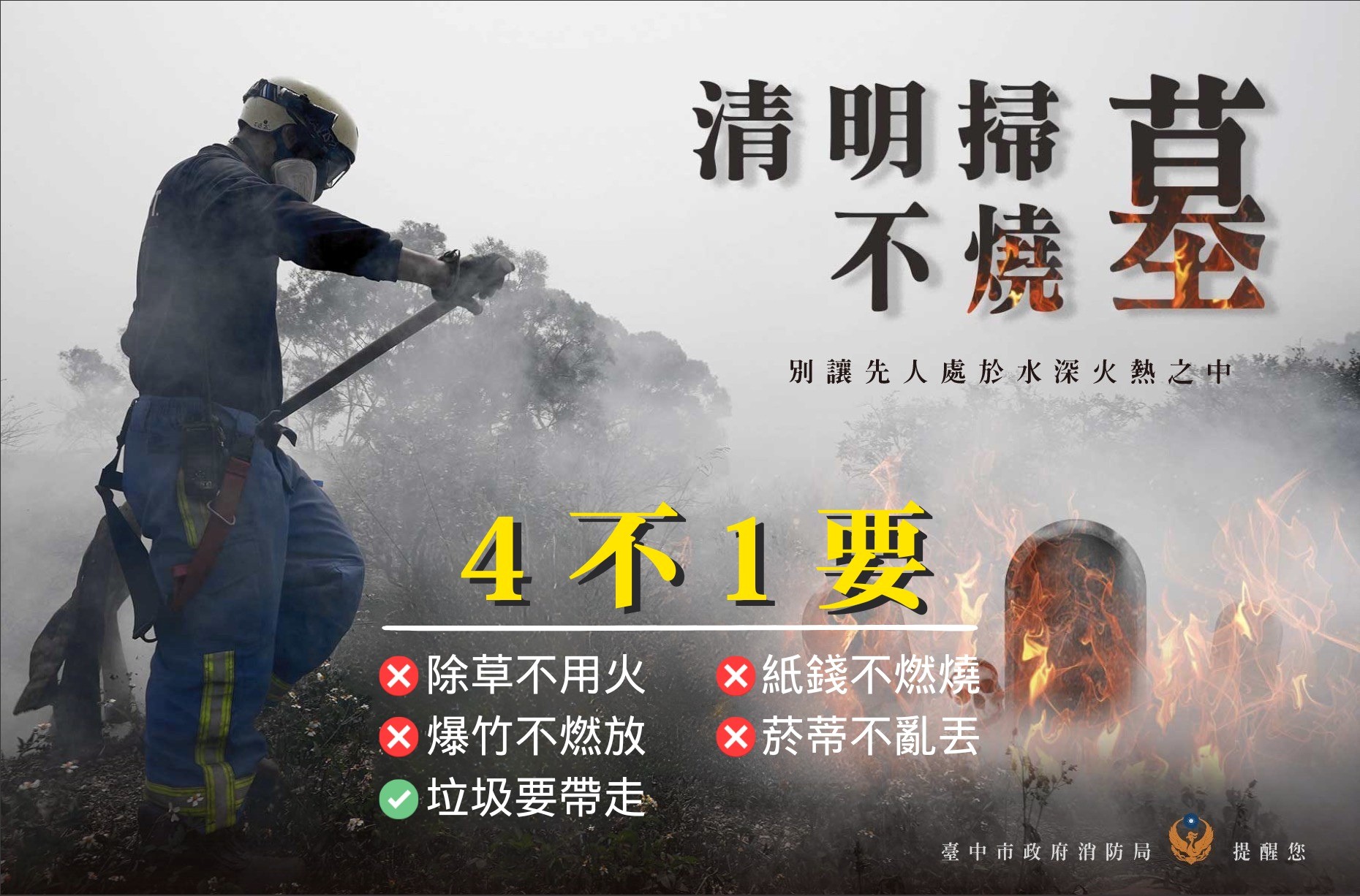 清明掃墓不燒墓