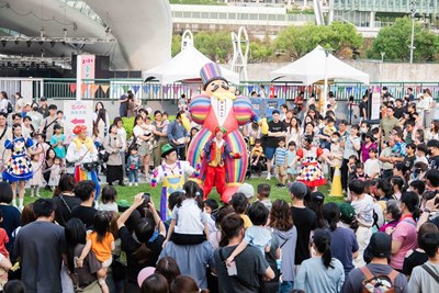 大小朋友齊聚文心森林公園歡慶兒童節