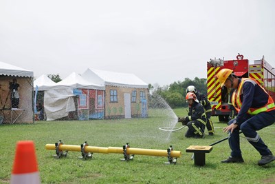 天然氣管線搶修