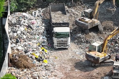 西屯區中清路分類場空拍照