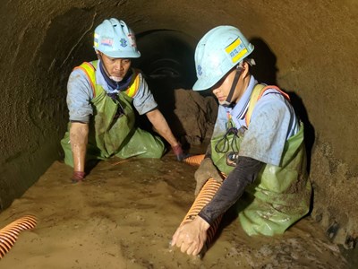 下水道倒虹吸管清理工程