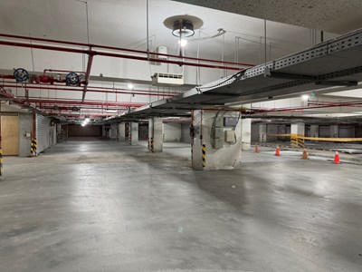 中央公園地下停車場修復補強工程2