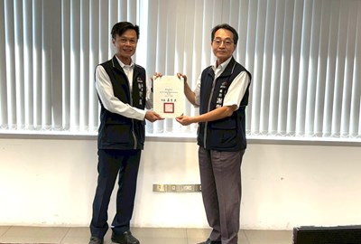 交通局推動停車場綠美化表現優異，榮獲評核肯定