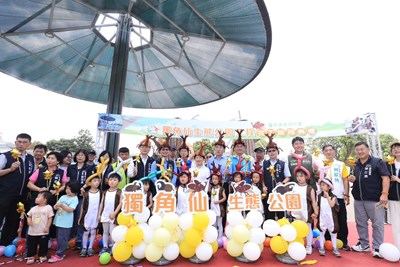 全國首座「獨角仙生態公園」，今（11）日正式啟用