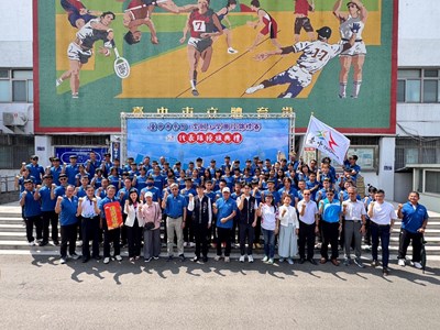 小選手們精神抖擻，展現台中市滿滿活力與自信