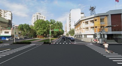 01-西區梅川人行道改善進入最後階段！建設局523起分段道路燙平 提醒用路人提前改道