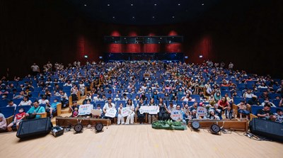 臺中市政府一年一度員工親子日活動於今（7）日於市政大樓集會堂熱鬧登場