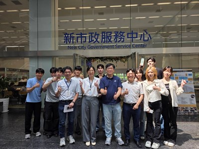 韓國建國大學參訪新市政服務中心運作