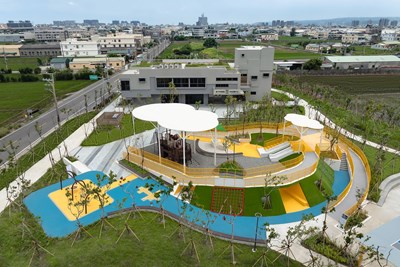 01-梧棲「鴨母寮公園」正式亮相！中市建設局斥資1.3億元 打造「風」主題全齡共融新地標