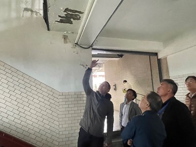 流廢標督導小組委員走動式現地勘察實況1