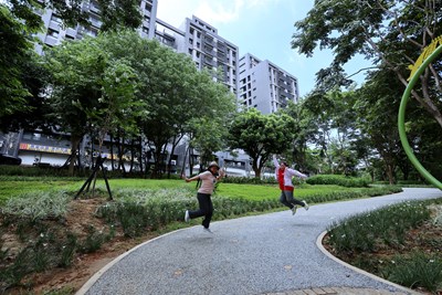 大雅中科公園綠帶串接工程完工照1