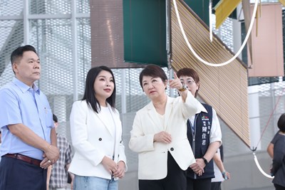 深化中台灣城市建設交流！  立委張嘉郡參訪台中綠美圖　盧市長：共同提升文化生活品質