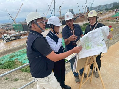 張局長協同台積電團隊確認建廠需求