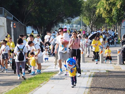 活動規劃親子共跑中央公園，融入Baby Shark經典音樂及海洋元素。