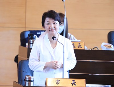 台中市議會今（16）日進行第四屆第八次市政總質詢 盧市長針對台中超巨蛋說明