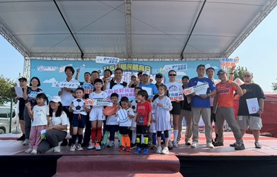 臺中運動派對熱鬧登場，大小朋友齊聚體驗運動樂趣。