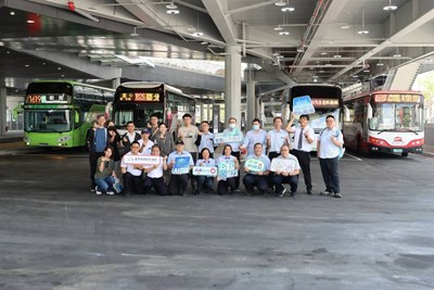中市府邀集客運業者、監理單位、市府觀旅局及南投縣府，進行車輛試運轉並盤點轉運中