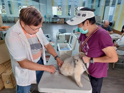 民眾參加巡迴注射活動情形