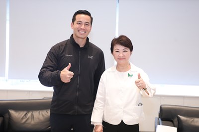 美國國防科技公司Shield AI共同創辦人暨總裁曾國光（Brandon Tseng）拜會臺中市長盧秀燕