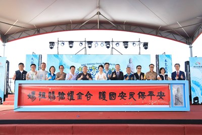 歷經14年等待！台灣本島最高媽祖像盛大落成  盧市長：兌現海線最後拼圖承諾