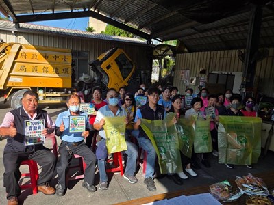 萬安環保志工隊參與【綠意生活、潔淨家園】垃圾減量暨資源回收宣導