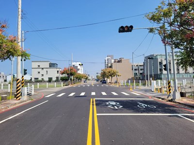 補足沙鹿路網缺口！中市建設局投入 925萬元完成道路新闢工程