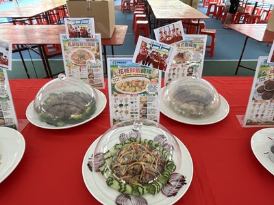 現場米食展示