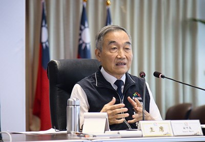 台中市副市長黃國榮今(20)日代表市長盧秀燕主持市政會議