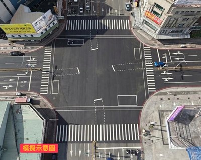 南區重要路口大翻新！復興北路、文心南路口1031夜間燙平 請用路人提前改道