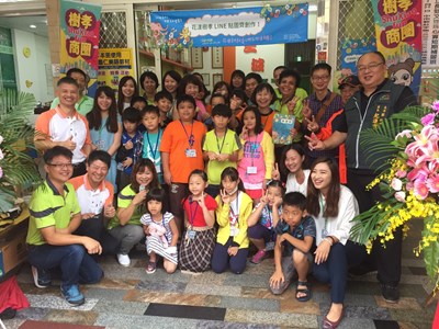 響應2018世界花博 太平樹孝商圈推出「花漾樹孝Line貼圖」