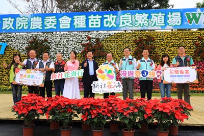 新社花海今開幕 林市長讚天然的最好