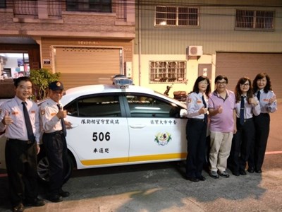 結合民間力量 市府協助大里區瑞城里守望相助隊購置巡邏車