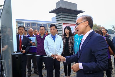 神岡神圳國中興建活動中心暨非營利幼兒園 林市長:落實校園社區化