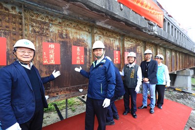 歷史建築舊大安溪橋修復暨再利用工程開工 林市長盼帶動觀光與在地發展