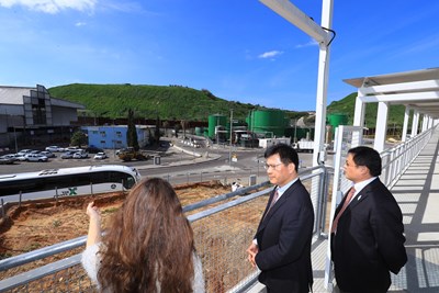 林市長參訪以色列大都會垃圾處理廠 考察廢棄物再生技術