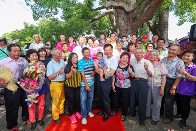 中市桐花祭外埔登場 林市長:提前聆聽花開的聲音