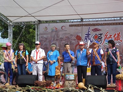 原住民歲時祭登場 徐副市長：市府逐年增加原住民預算，努力獲肯定