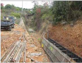 南山截水溝上游坡地野溪整治預計5月底完工 改善臺灣大道沙鹿淹水