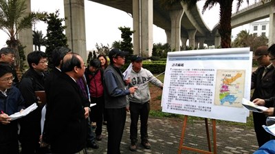 交通部長臺中考察 市府爭取儘速核定山手線鐵路雙軌高架化