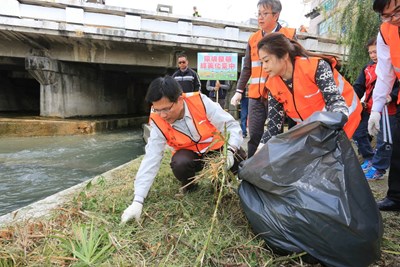 水岸花都計畫啟動 林市長:以最佳門面迎接2015羊年燈會及2018國際花博