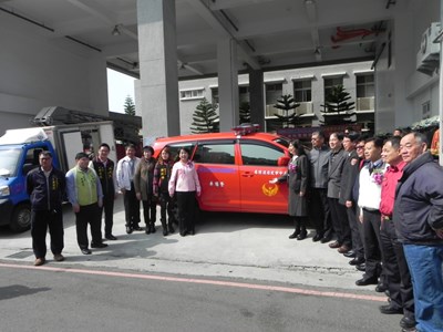 矽品精密工業公司再次捐贈消防警備車 嘉惠市民