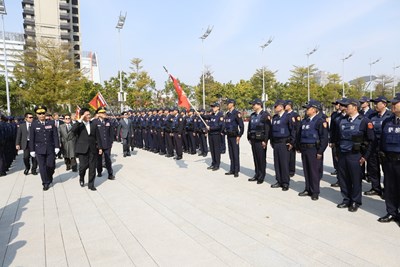 春安工作起跑 林市長:致力達成「治安平穩、交通暢順、服務熱心」三大目標