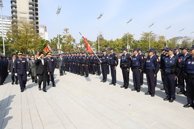 春安工作起跑 林市長：致力達成「治安平穩、交通暢順、服務熱心」三大目標