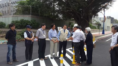 新建國市場聯外道路開闢工程 未來提供市場周遭順暢交通動線