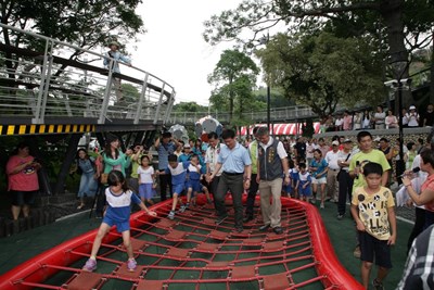 清水鰲峰山公園改造重新啟用 林市長盛讚海線亮眼珍珠
