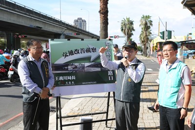 環中路與西屯路口整體運輸提升36% 林市長打90分